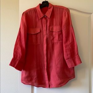 Theory linen shirts